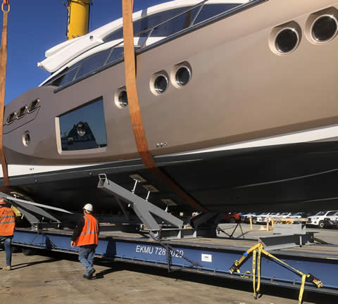 steel yacht cradle